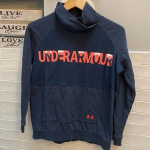 Under Armour Unisex Youth XL Blue & Orange pullover w/ Front Pocket